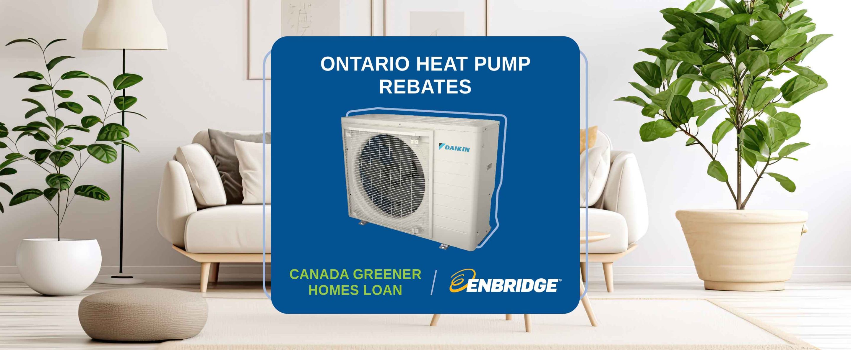 Ontario heat pump rebates