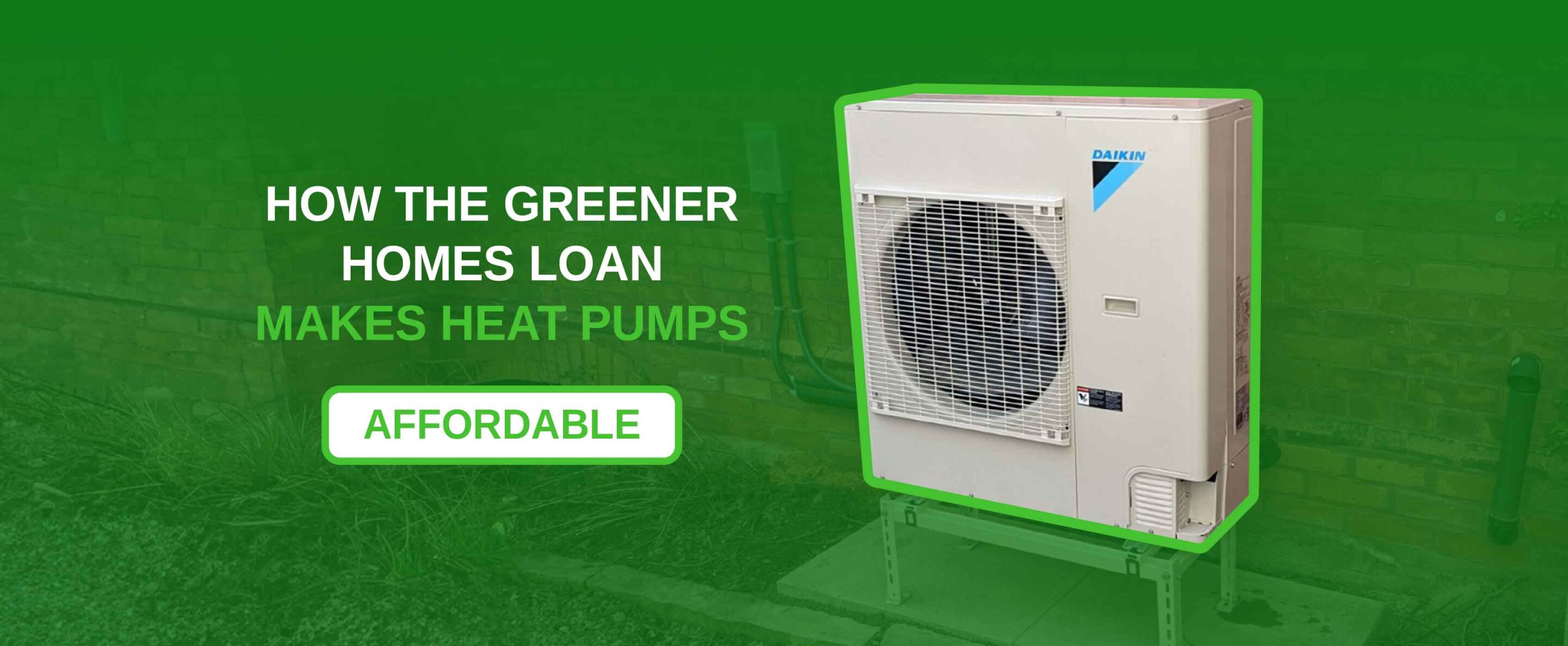 Greener Homes Loan heat pumps