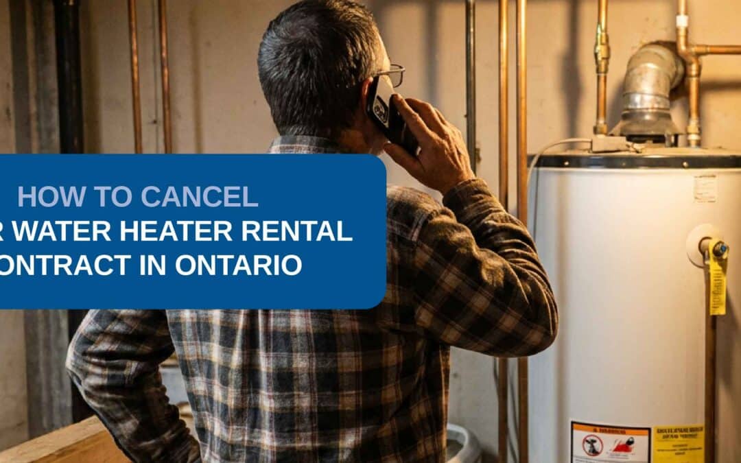 How to Cancel Your Water Heater Rental Contract in Ontario