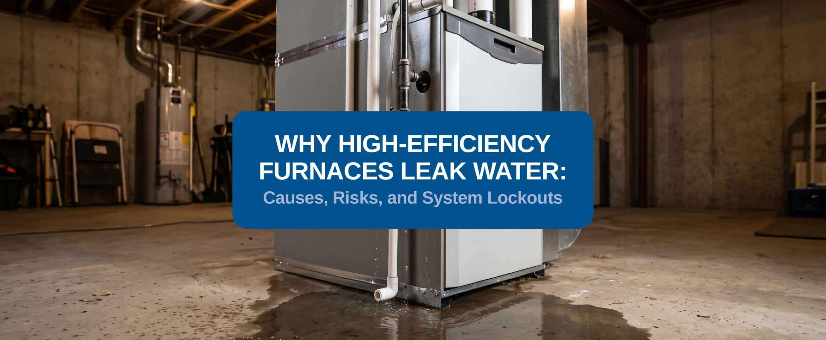Furnace leaking water